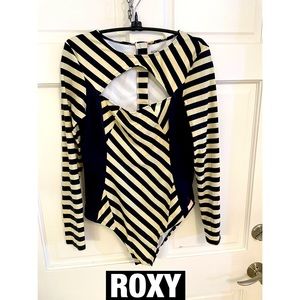 Roxy, Striped bodysuit‎ Sz M